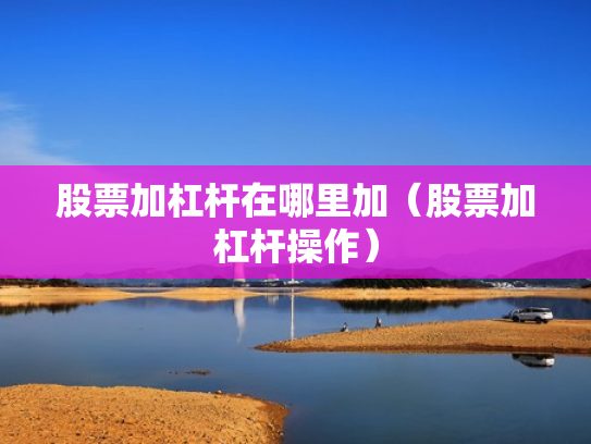 股票加杠杆在哪里加（股票加杠杆操作）