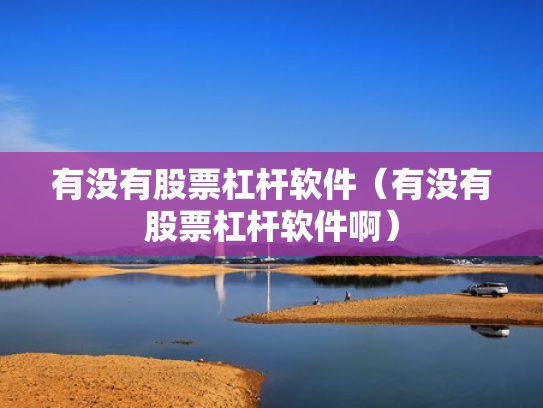 有没有股票杠杆软件（有没有股票杠杆软件啊）
