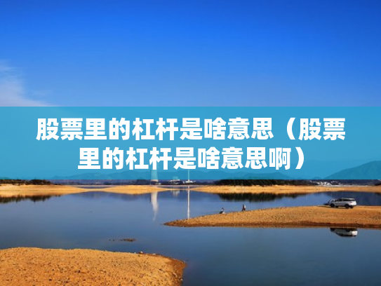 股票里的杠杆是啥意思（股票里的杠杆是啥意思啊）