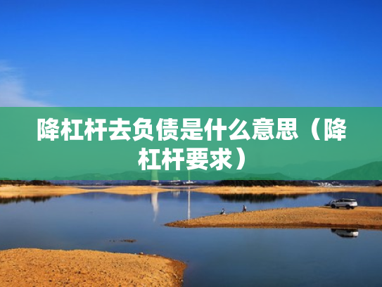 降杠杆去负债是什么意思（降杠杆要求）
