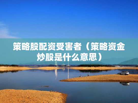 策略股配资受害者（策略资金炒股是什么意思）