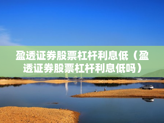 盈透证券股票杠杆利息低（盈透证券股票杠杆利息低吗）