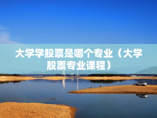 大学学股票是哪个专业（大学股票专业课程）